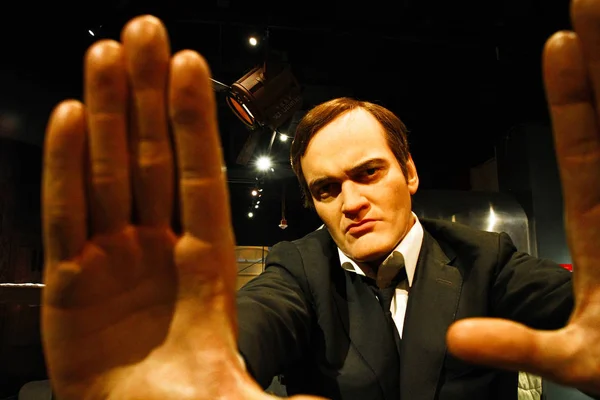 Los Ángeles Octubre 2015 Quentin Tarantino Madame Tussauds Museo Cera — Foto de Stock