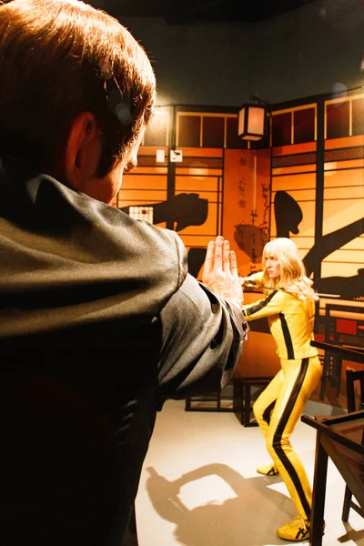 Los Ángeles Octubre 2015 Quentin Tarantino Madame Tussauds Museo Cera — Foto de Stock