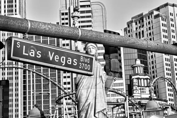 Las Vegas Usa Sep 2018 Señal Tráfico Las Vegas Con —  Fotos de Stock
