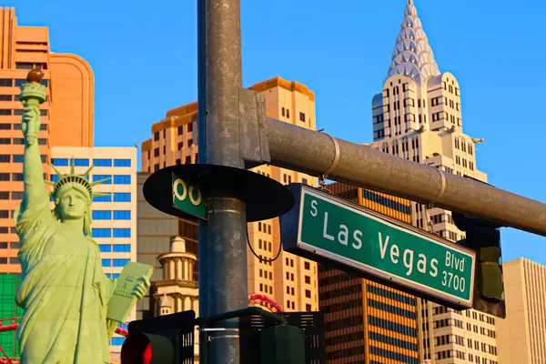 Las Vegas Usa Szeptember 2018 Las Vegas Road Sign New — Stock Fotó