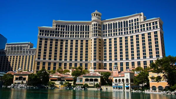 Las Vegas Usa Sep 2018 Bekijk Bellagio Caesars Palace Hotels — Stockfoto