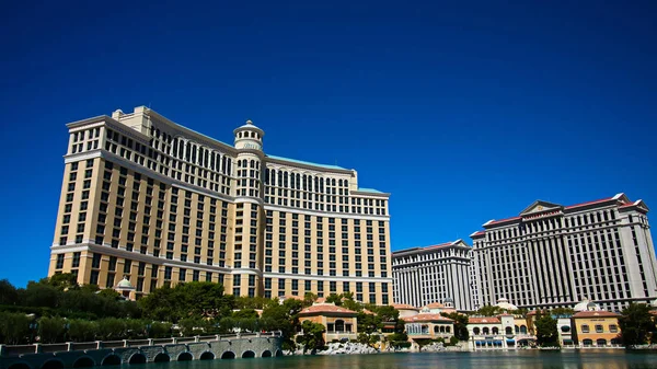 ลาสเวก สหร ฐอเมร นยายน 2018 Bellagio และ Caesars Palace โรงแรมและคาส — ภาพถ่ายสต็อก