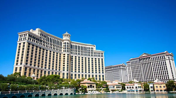 Las Vegas Usa Szeptember 2018 View Bellagio Caesars Palace Szállodák — Stock Fotó