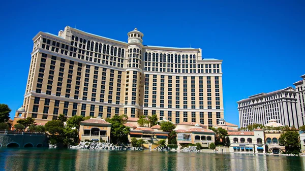 Las Vegas Usa Sep 2018 Anzeigen Bellagio Und Caesars Palast — Stockfoto