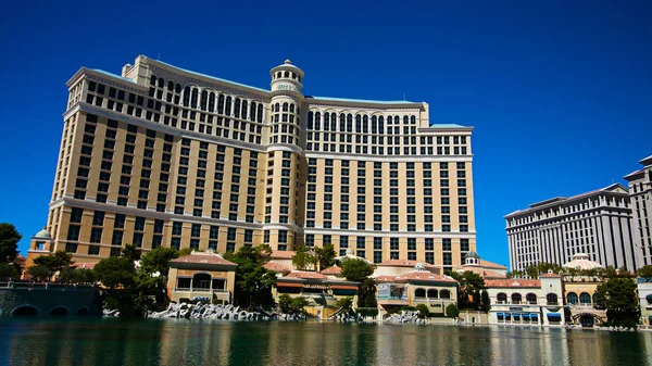 Las Vegas Usa Sep 2018 Bekijk Bellagio Caesars Palace Hotels — Stockfoto