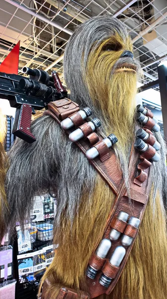 Osaka Japão Nov 2019 Close Chewbacca Statue Links Umeda Osaka — Fotografia de Stock