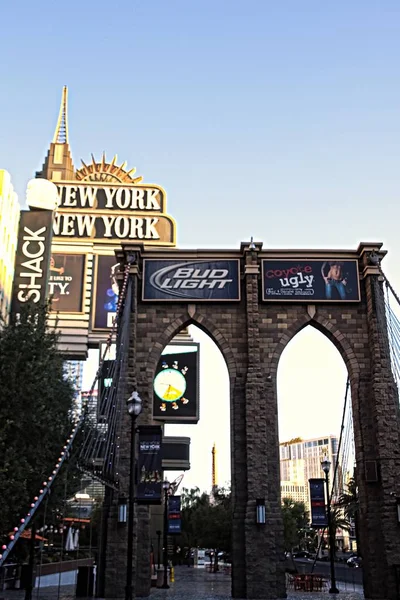 Las Vegas Usa Oct 2017 Exterior Edificios Interesantes Parte New — Foto de Stock