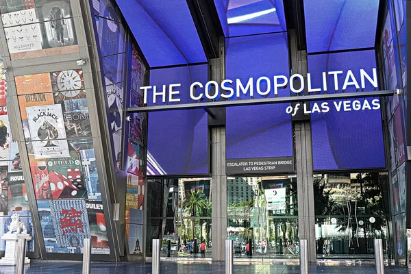 Las Vegas Usa Sep 2018 View Entrance Cosmopolitan Hotel Las — Stock Photo, Image
