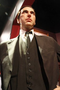 Los Angeles, Ca - 28 Ekim 2013: Michael Corleone rolünde Al Pacino - Madame Tussauds Hollywood.