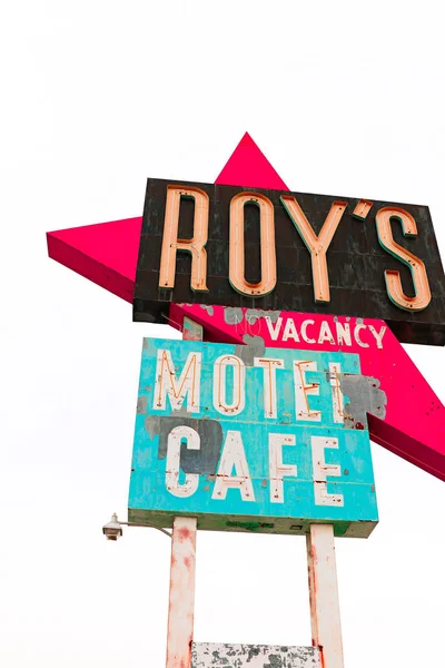 Amboy Usa Oct 2015 Legendary Roy Motel Cafe Historic Highway — Stock Photo, Image