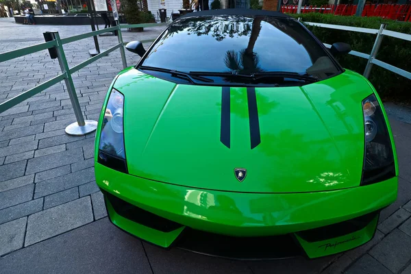 Las Vegas Usa Październik 2016 Sesja Zdjęciowa Modelu Sportowego Lamborghini — Zdjęcie stockowe