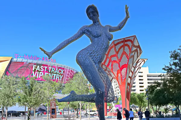 Las Vegas Usa Sep 2018 Entrada Del Parque Mobile Arena —  Fotos de Stock