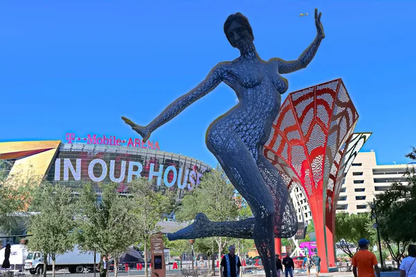 Las Vegas Usa Sep 2018 Entrada Del Parque Mobile Arena — Foto de Stock