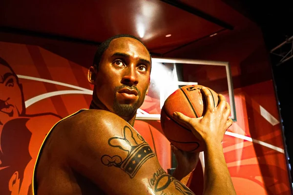 Los Angeles Oct 2013 Kobe Bryant Waxwork Figure Madame Tussauds — 스톡 사진