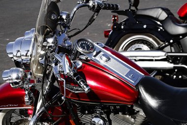 Las Vegas, NV - 09 Ekim 2016: Harley Davidson motosikleti Harley Davidson Motosiklet Galerisi & Mağazası Las Vegas.