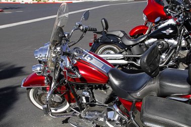 Las Vegas, NV - 09 Ekim 2016: Harley Davidson motosikleti Harley Davidson Motosiklet Galerisi & Mağazası Las Vegas.