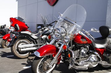 Las Vegas, NV - 09 Ekim 2016: Harley Davidson motosikleti Harley Davidson Motosiklet Galerisi & Mağazası Las Vegas.