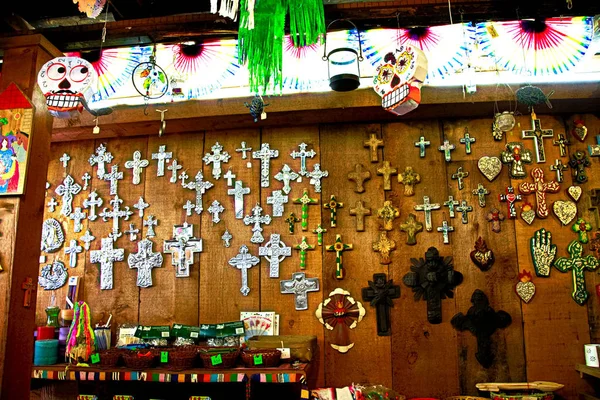 Los Angeles Usa October 2017 Close Mexican Folk Art Stores — Stock Photo, Image