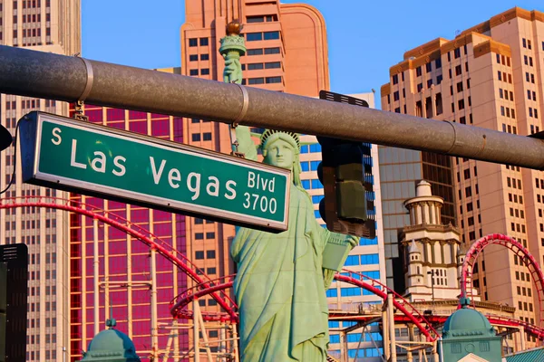 Las Vegas Usa Szeptember 2018 Las Vegas Road Sign New — Stock Fotó