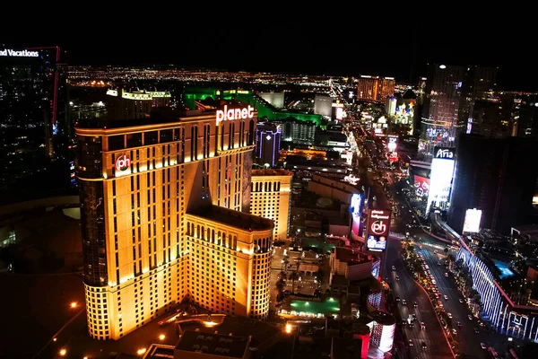 Las Vegas Usa Sep 2018 Vista Tira Las Vegas Strip —  Fotos de Stock