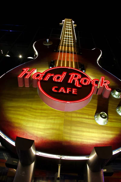 Las Vegas Usa Nov 2010 Гітарна Гітара Facade Біля Входу — стокове фото