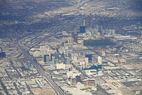 Een Ouder Uitzicht Strip Las Vegas Nevada Veel Van Hotels — Stockfoto