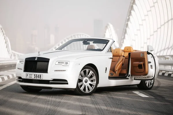 Dubai Egyesült Arab Emírségek 2019 Október Rolls Royce Dawn Cabrio — Stock Fotó