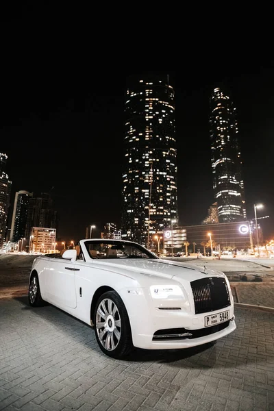 Dubai Egyesült Arab Emírségek 2019 Október Rolls Royce Dawn Cabrio — Stock Fotó