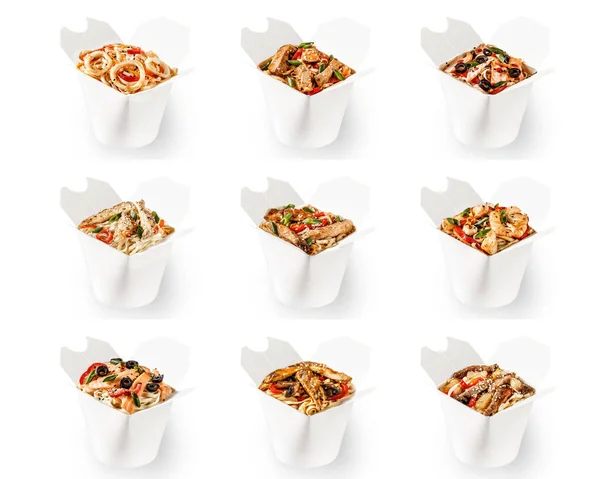 테리야 닭고기 캐러멜화 양파와 후추를 곁들인 슬라이스 메시지 공간에 배달하거나 — 스톡 사진