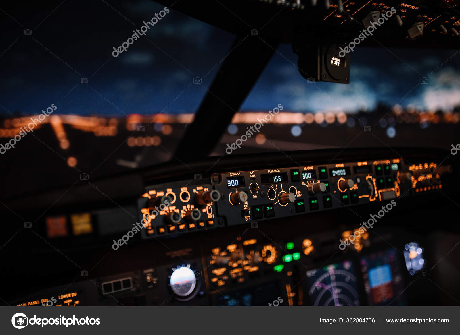 Autopilot Controller Display Navigator System Boeing Aircraft Automatic