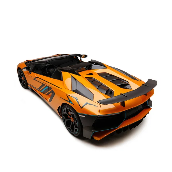 Dubai Egyesült Arab Emírségek December 2019 Lamborghini Aventador Roadster Novitec — Stock Fotó