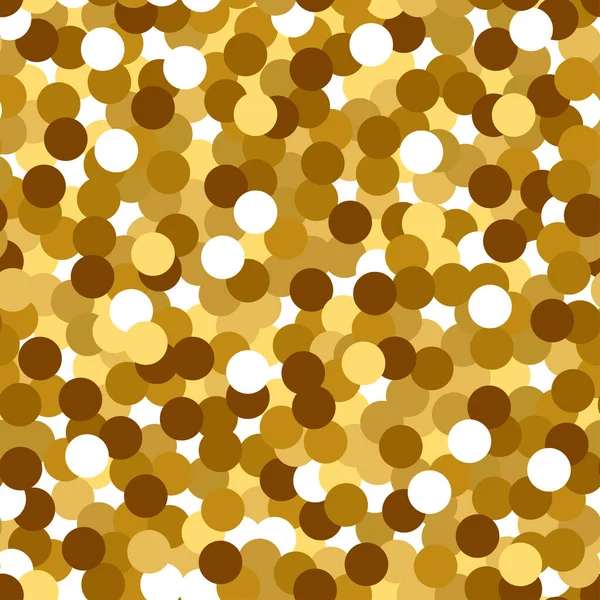 Gold glitzert nahtloses Muster — Stockvektor