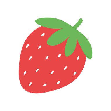 Basit çilek çizimi