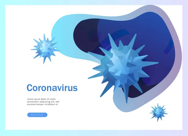 Stoppa Coronavirus Concept Farlig Pandemi 2019 Ncov Ikon Wuhan Vektorillustration — Stock vektor