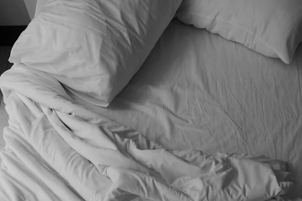 寝具や枕のトップビュー — ストック写真