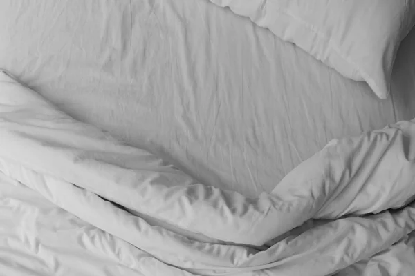 寝具や枕のトップビュー — ストック写真