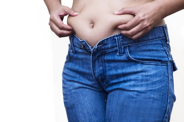 şişman kadın vücut parçası.