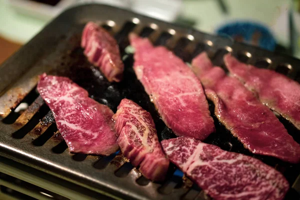 Carne grelhada de luxo em Hokkaido — Fotografia de Stock