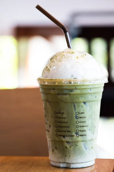 Es teh hijau atau teh hijau matcha — Stok Foto