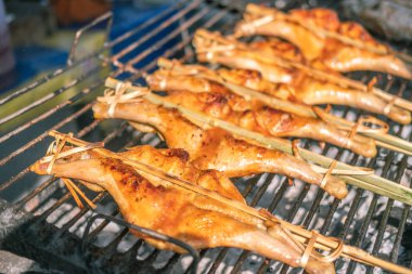 Fırında ızgara tavuk.