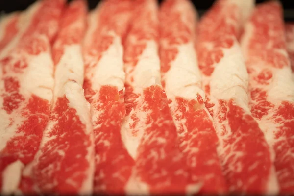 Sirloin Kurobuta varkensvlees textuur — Stockfoto