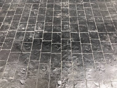 Zemin döşeme kare deseni 