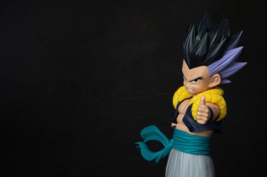 Bangkok, Tayland - 13 Şubat 2020: Oyuncak Ejder Topu Z karikatürü koleksiyoncular için Japonya 'da