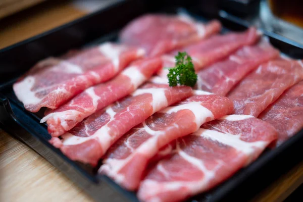 Premium japanisches rohes Rindfleisch Set — Stockfoto