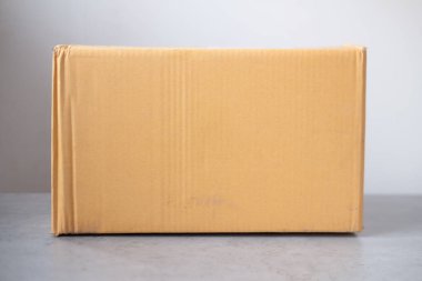 Etiketsiz karton paket kutusu sunuldu