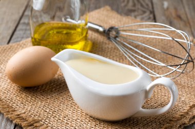 taze ev yapımı mayonez