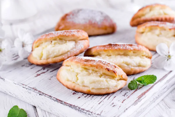 Cottage cheese homemade cookies — Stock Photo, Image