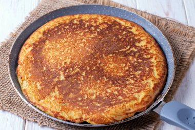 Krepli tava. Krep pişiriyorum.