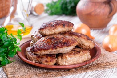 Masada ev yapımı lezzetli et pirzolası.