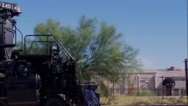 Primer vídeo de BigBoy Locomotora Vintage — Vídeos de Stock